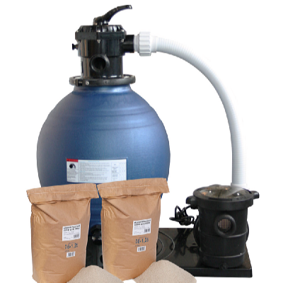 Clean Pool Písková filtrace POWER 10000 l/hod s filtrační pískem 2 x 25 kg