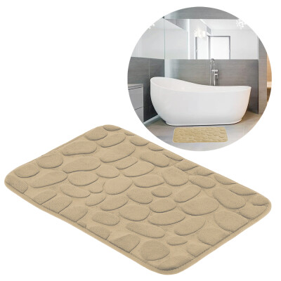 HomeLife Koupelnová předložka SOFT FOAM 40 x 60 cm obdélník, béžová